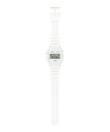 Casio Pop Digital Bio-Based White Resin Strap Quartz F-91WB-7A 100M Unisex Watch