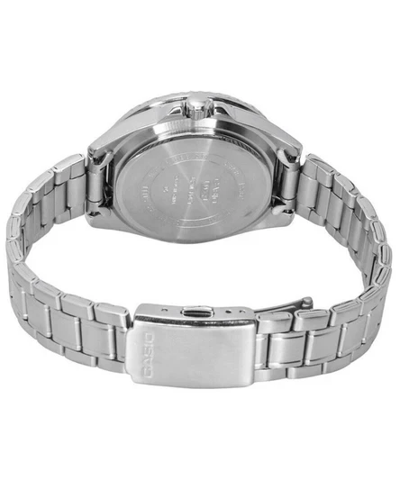 Casio Standard Analog Stainless Steel Black Dial Quartz MDV-107D-1A1 200M Mens Watch