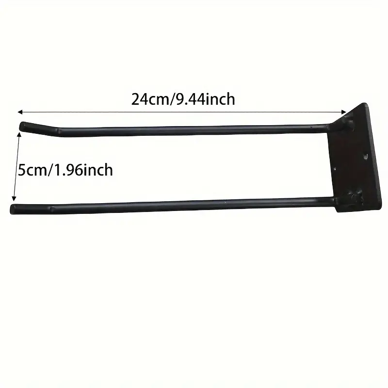 Heavy Duty Metal Garden Tool Organizer, Wall Mounted Storage Rack With Hooks For Garage, Ideal For Shovels, Rakes And General Tools, Space Saving Tool Hanger