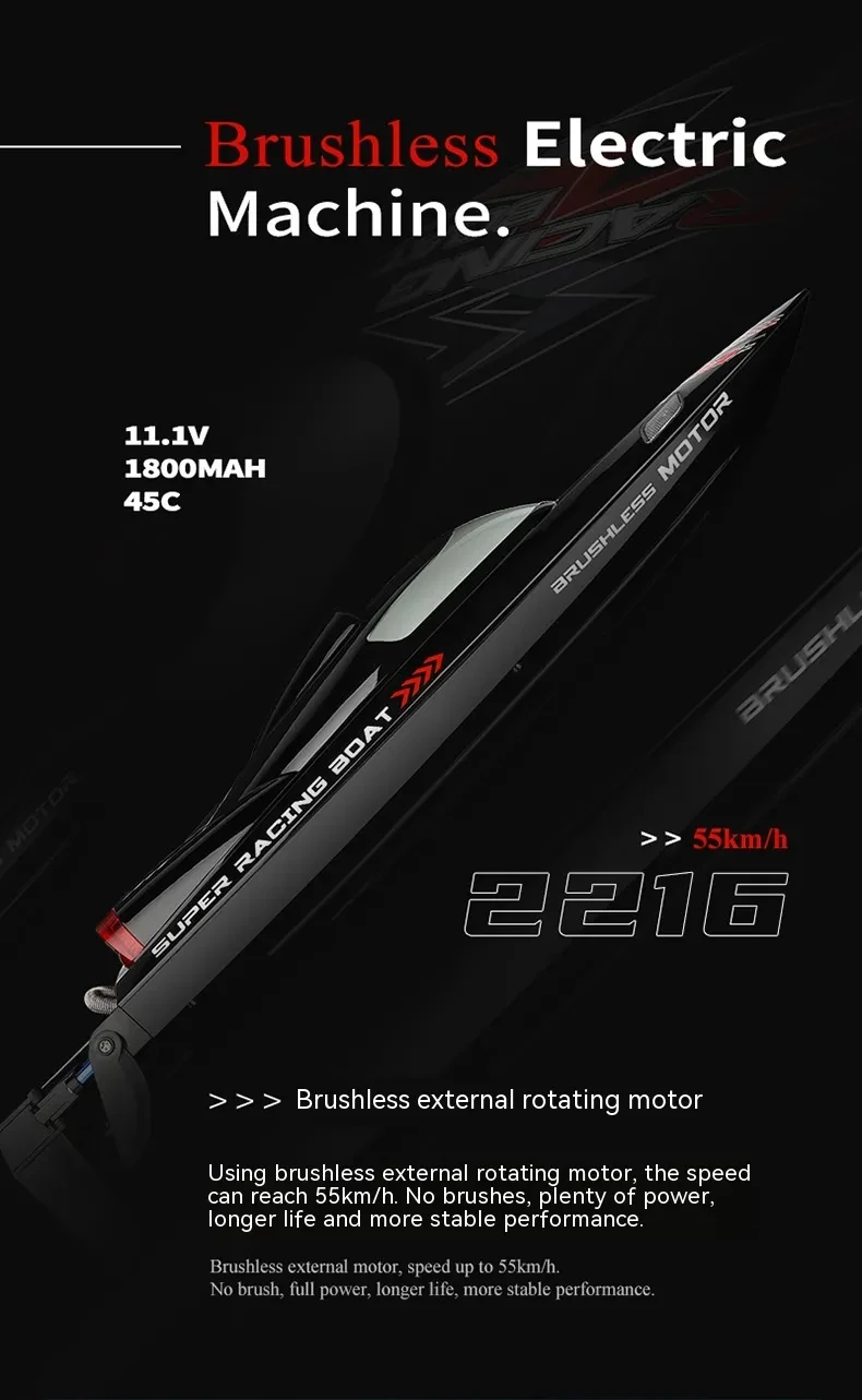 Wireless Electric Speedboat Children's Toy Model