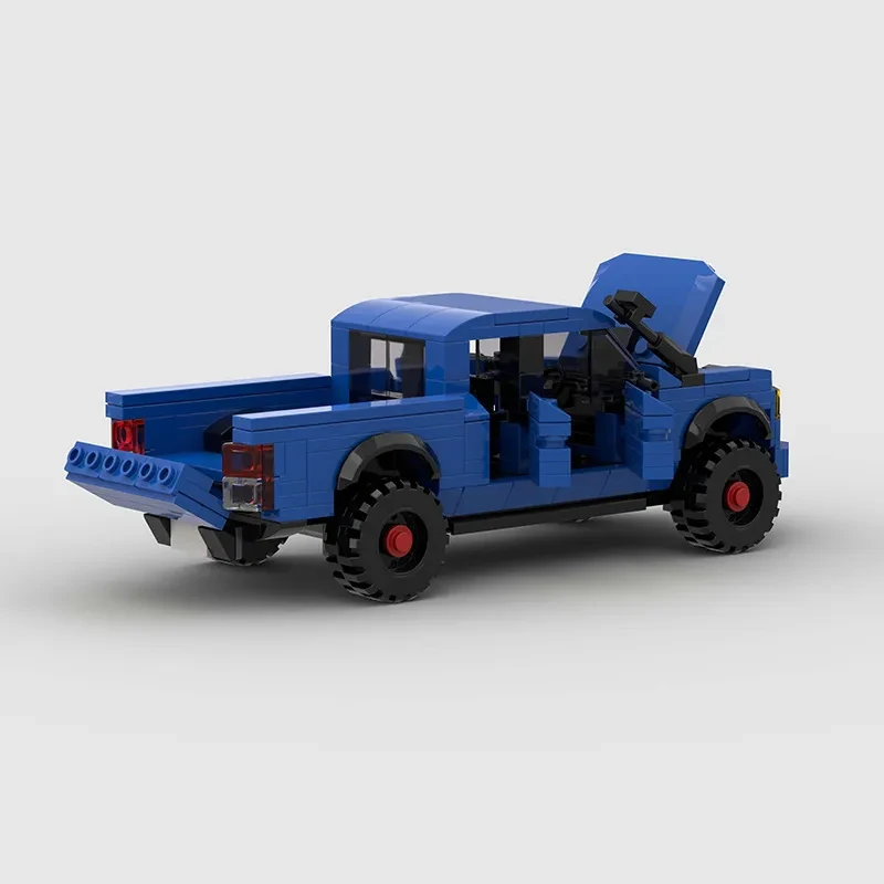 Tacoma TRD Pro Off-road Car Pickup Truck MOC Small Particles Educational Building Blocks Toy