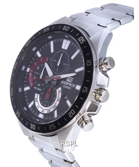 Casio Edifice Chronograph Analog Quartz EFV-620D-1A4V EFV620D-1A4 100M Mens Watch