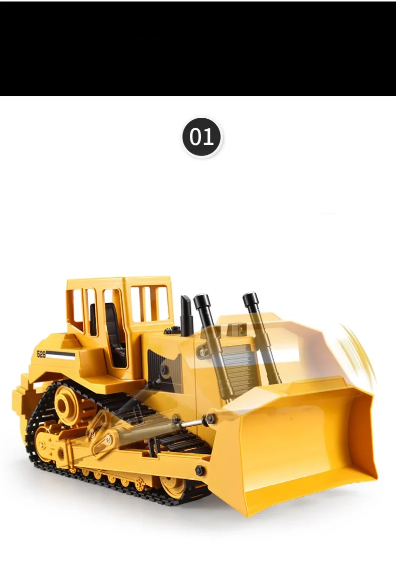 Remote Controlled Bulldozer Electric Crawler Forklift