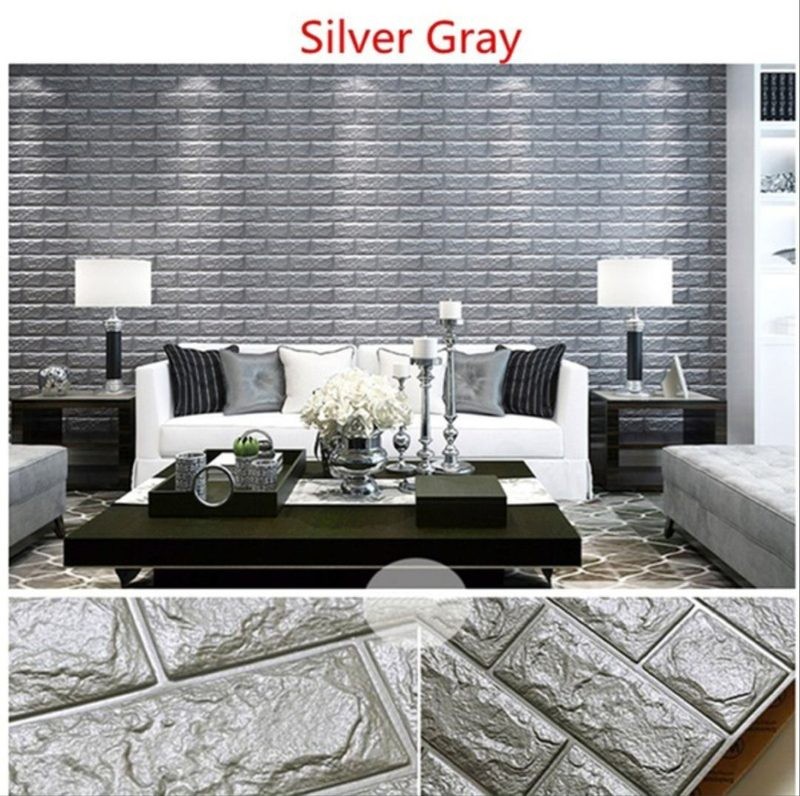 Brick Wallpaper Wall STICKERS 77*70cm 3D