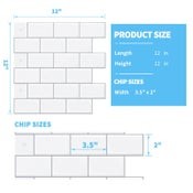 Self Adhesive Wallpaper 3D Wall Tiles 5 Sheets