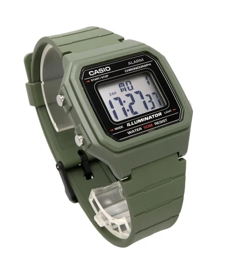 Casio Youth Digital Resin Strap Quartz W-217H-3AV Men's Watch