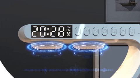 Led Colour Changing Light | Lit Lamp Alarm Clock