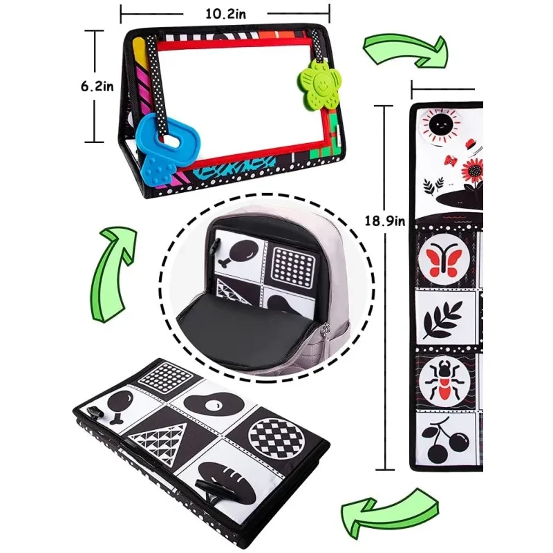 Foldable Cognitive Wall Chart Visual Training Toy