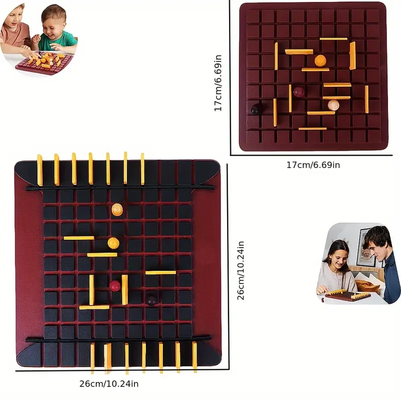 1pc JIAJCHUF Deluxe Edition Quoridor Strategy Board Game