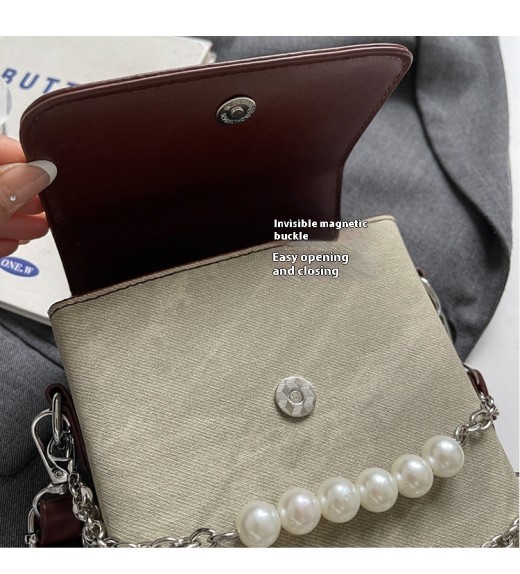 Crossbody Women's Simple Vertical Universal Portable Mini Bag Coin Purse