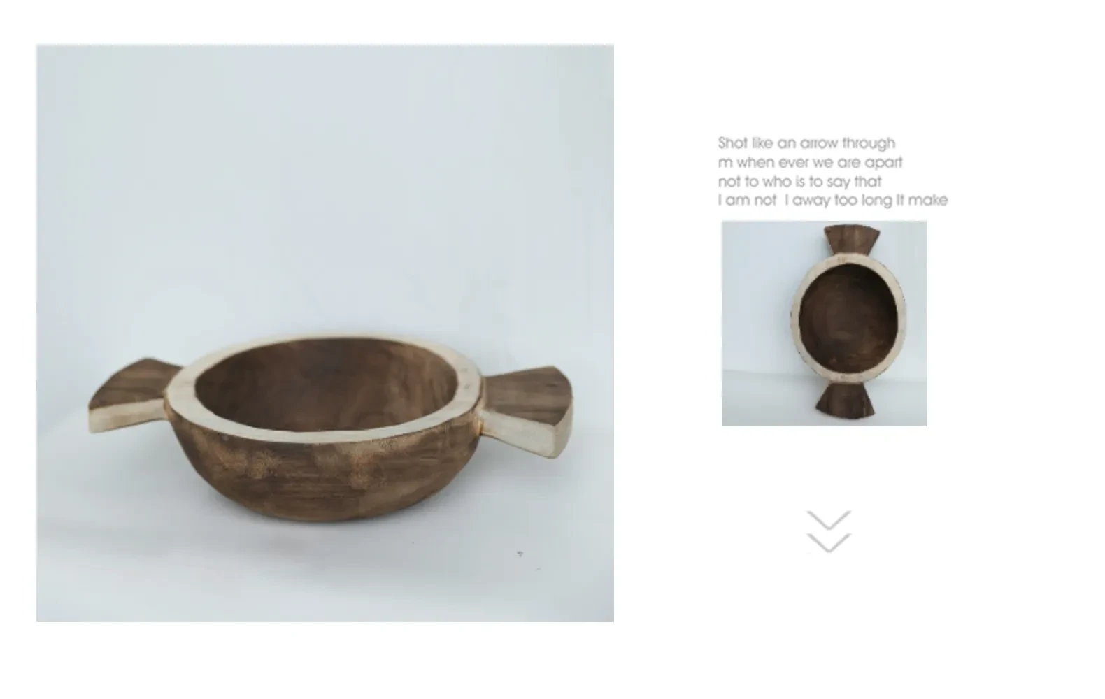 Wooden Tray Coffee Table High-end Fruit Basin Wooden Creative Tray Decoration