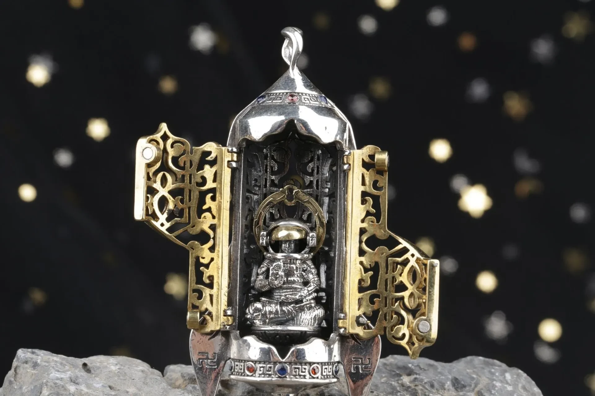 S925 Silver-Spaceman Necklace Pendant