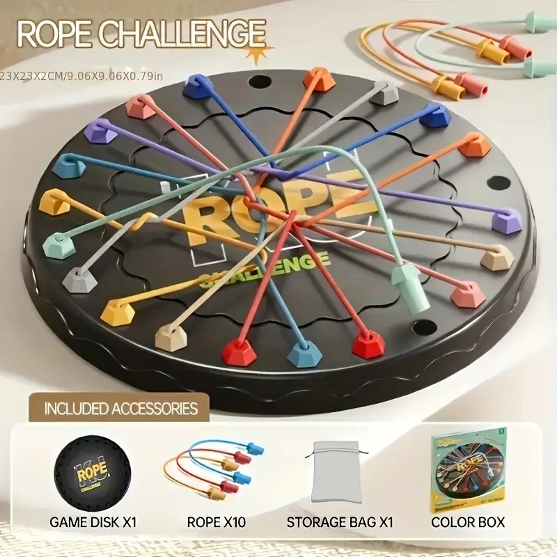 Colorful Rope Challenge Board Game