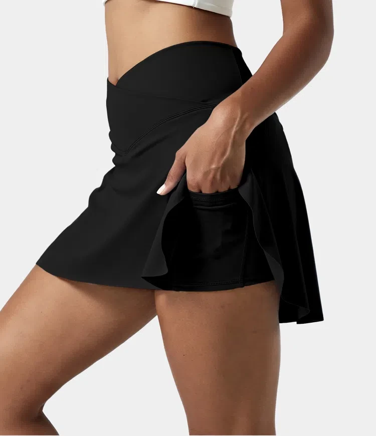 Cloudful Cool Touch Tennis Skirt-Lucid with Side Pocket
