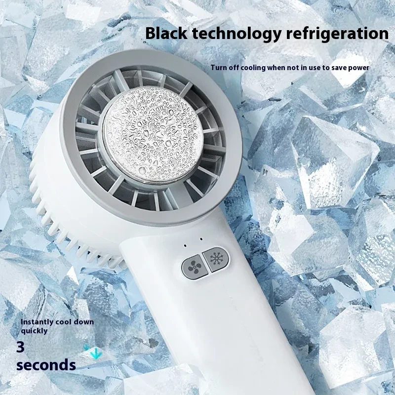 Handheld Turbo Jet Fan Mini Portable Ice Cold Fan Generation