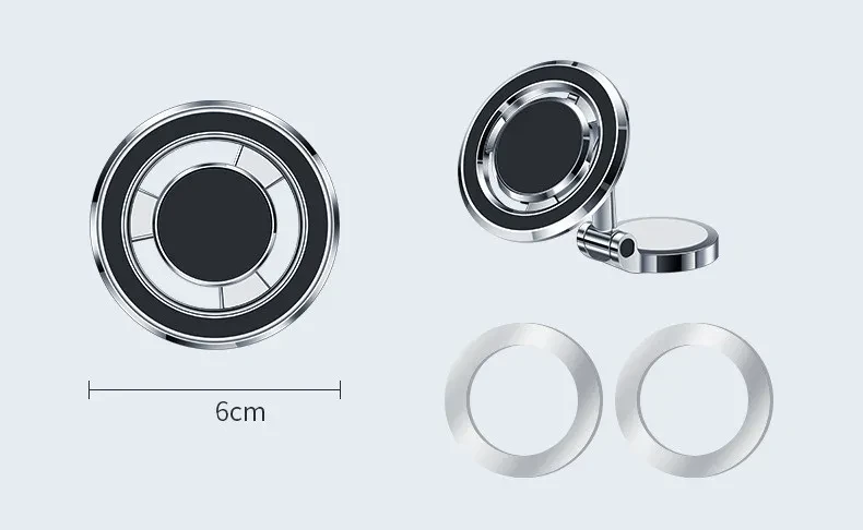 Mobile Phone Holder Clip Fixation Mount Phone Holder In Car Flexible Clip Double 360 Degree Stand Bracket Support