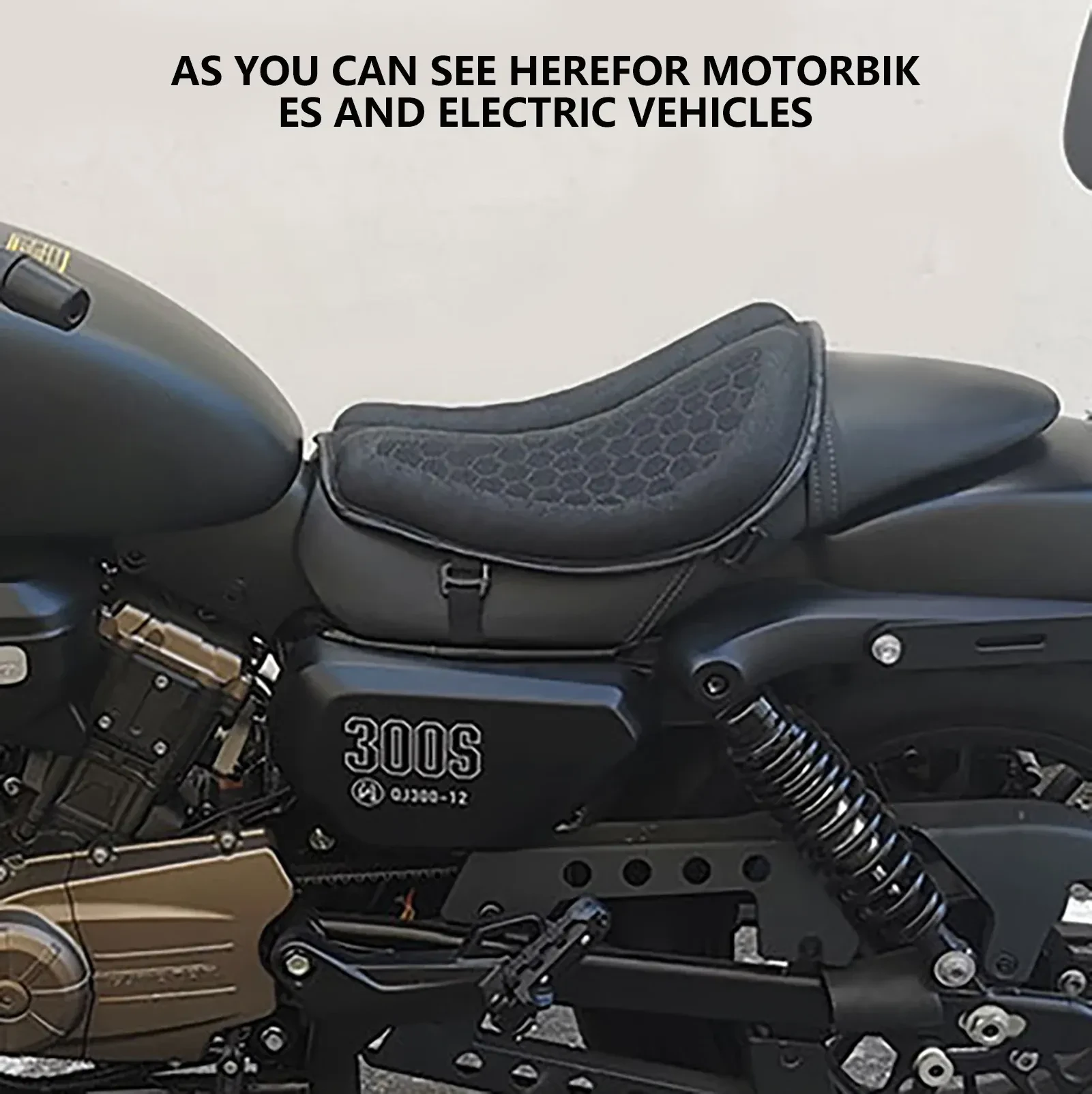 Motorcycle Cushion Shock Absorption Thickened, Sun Proof And Breathable