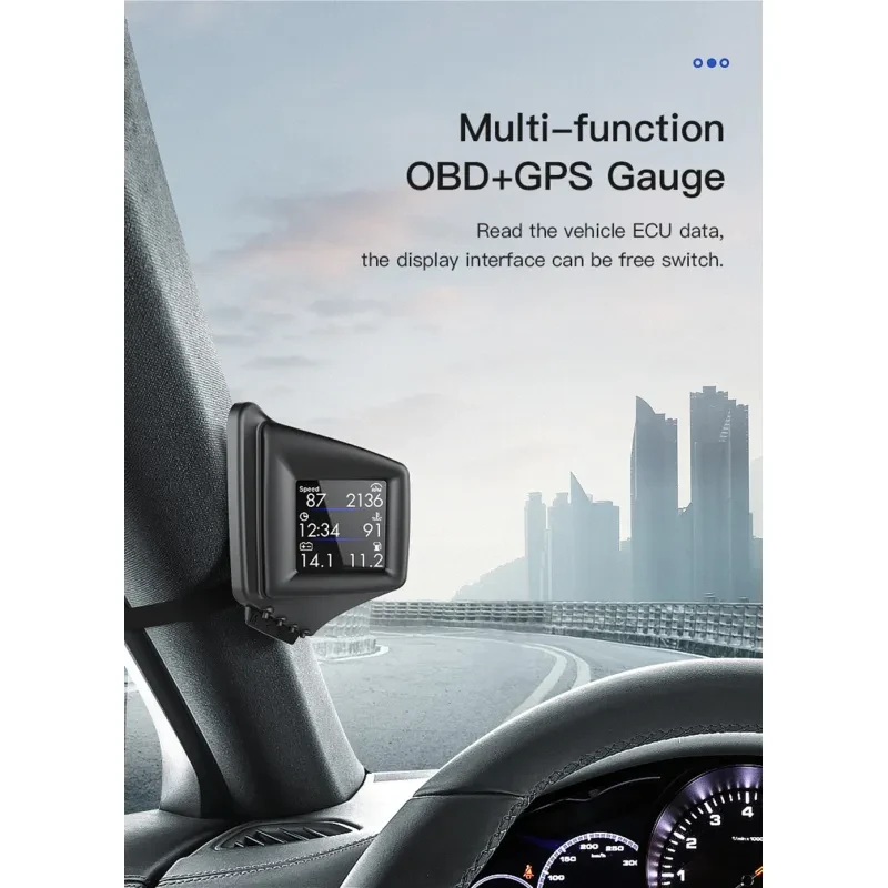 Car Display AP-1 Car HUD Head-up Display OBD GPS Driving Computer Code Table