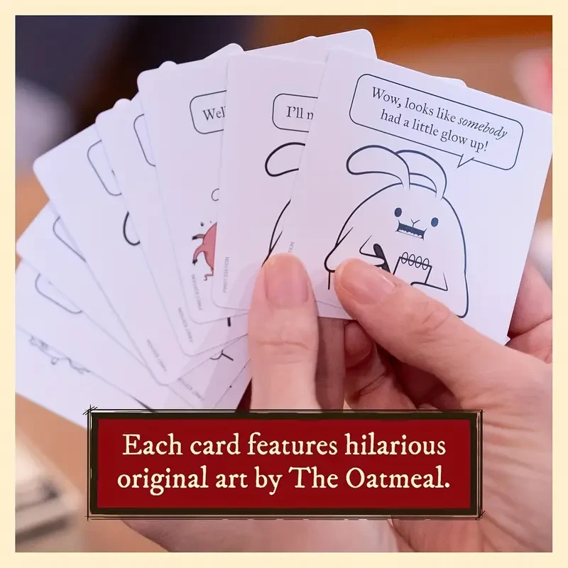 1pc "The Oatmeal" Horrible Therapist Card Game - Hilarious Adult Party Game