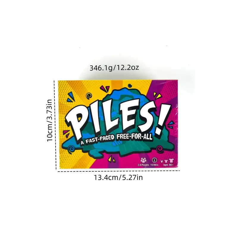 Fast-Paced Free-for-All Card Game - 10-Minute Family Fun Party Game