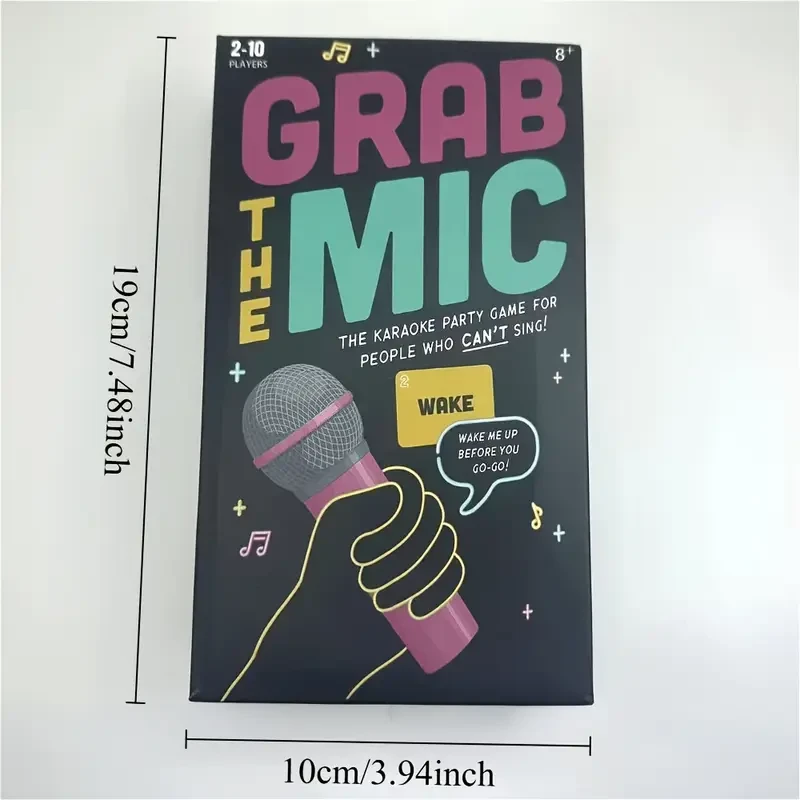Grab the Microphone Family Karaoke Party Game