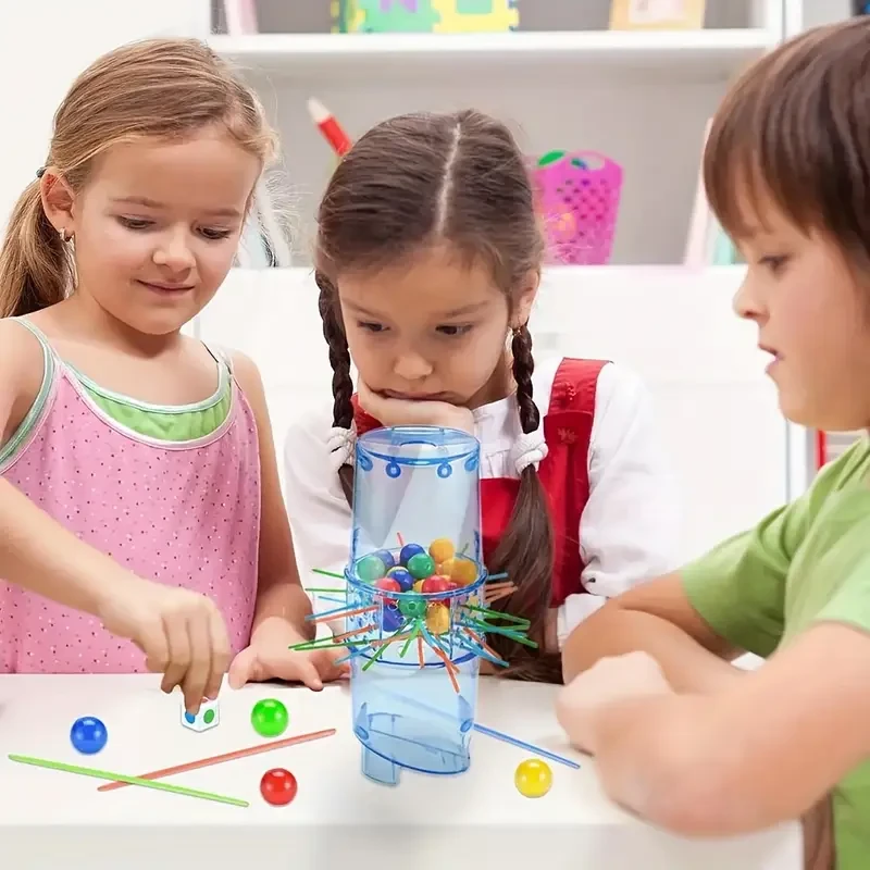 Colorful Don't Let the Ball Fall Game - Interactive Board Game