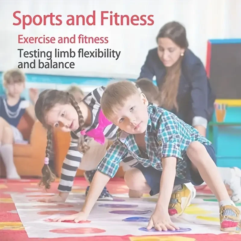 Funny Family Twist Game - Body Twist Move Mat Board Game