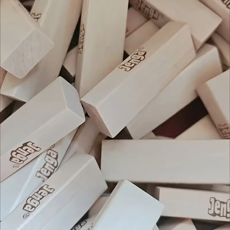 Classic Stacking Tower Game with Genuine Hardwood Blocks