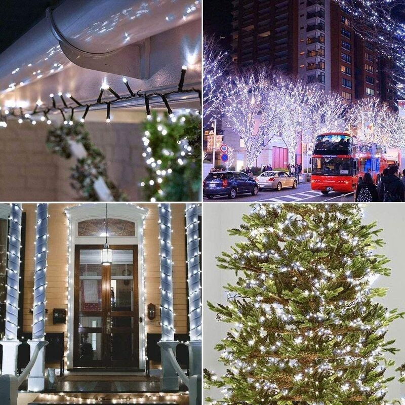 Outdoor Solar String Lights 200LED Garden Lights