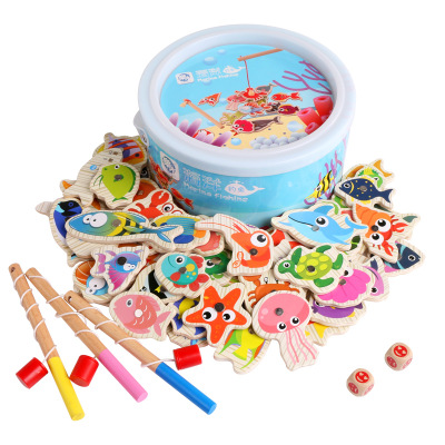 Ocean kitten fishing toy