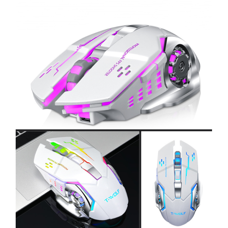 New charging wireless mouse mute