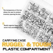 205pcs Rivet Nut Rivnut Nutserts Stainless Steel