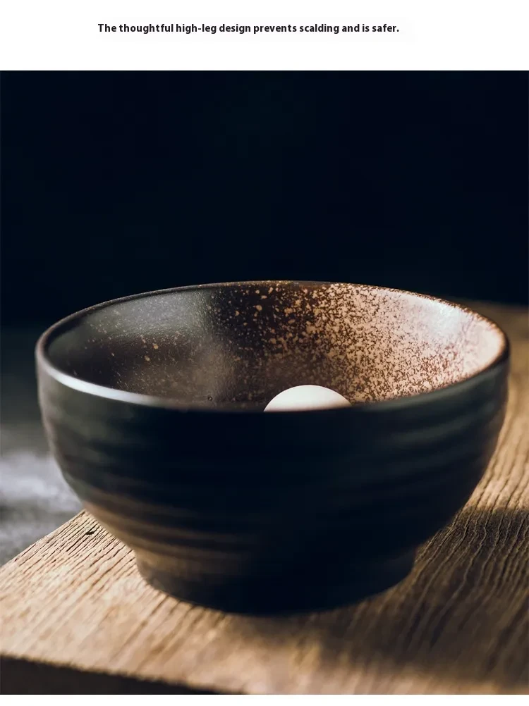 High Foot Noodle Bowl Creative Ceramic Bowl Tableware