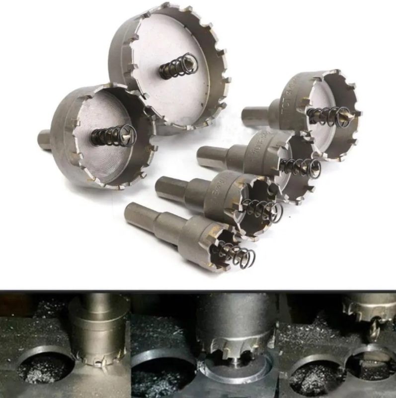 6pcs TCT Carbide Hole Saw Cutter Drill Bits
