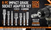HORUSDY Impact Drill Bit Socket Adapter Set