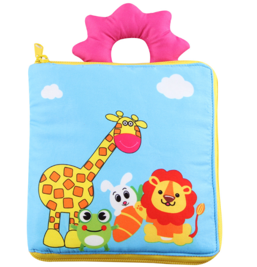 Aipinqi baby book multi-functional dressing three-dimensional book baby tear not bad early education puzzle cloth book