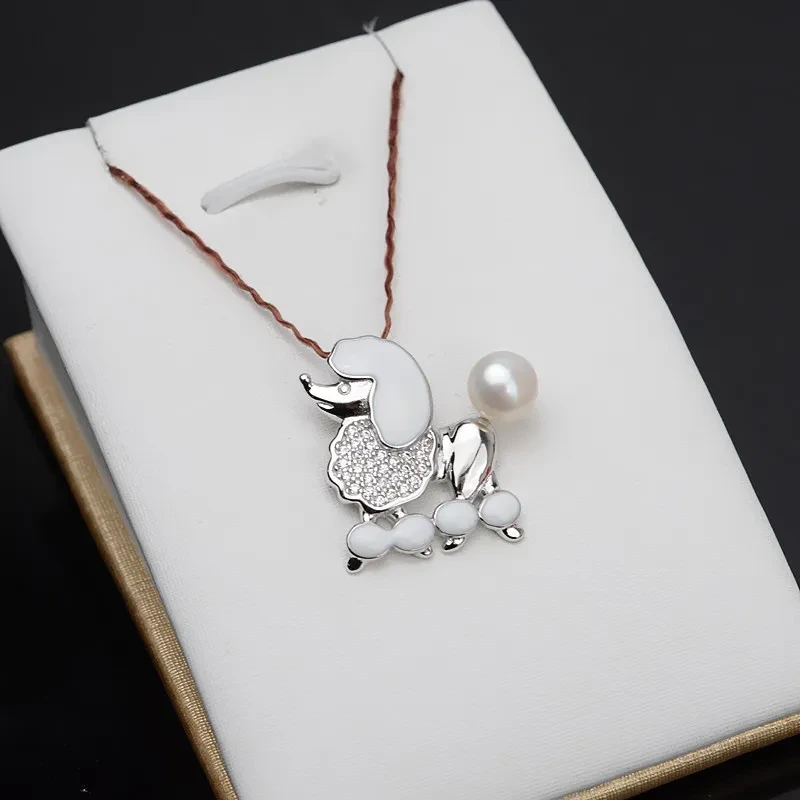 Women's S925 Silver Dog Pendant