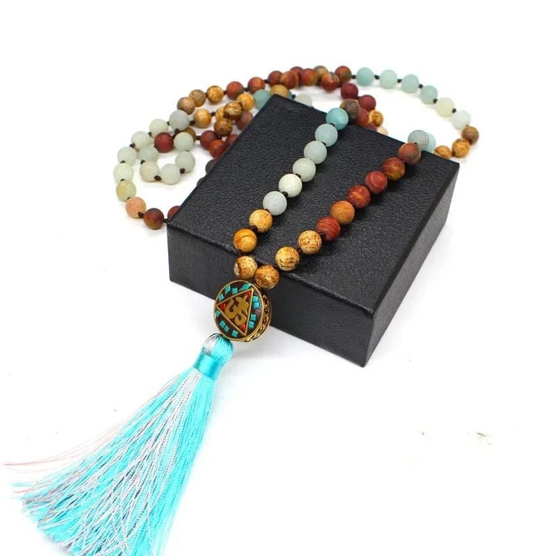 Double sided retro Pendant Necklace