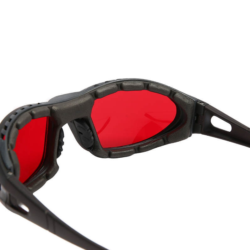 Protection Wavelength 500-550nm Optical Density OD5 Safety Laser Protective Glasses 590NM Goggles