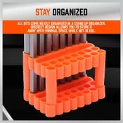 Screwdriver Bit Set 32pcs Extra Long Hex Torx Key Drill Phillips Slot