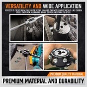 60pcs Tap and Die Set SAE Inch and Metric Sizes