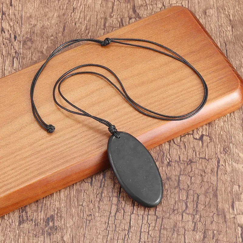 Natural Graphitoid New Olive Pendant