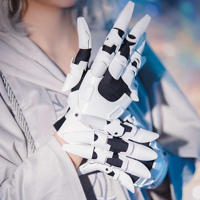 Punk Mechanical Knight Hand Armour Men's And Women's Gloves