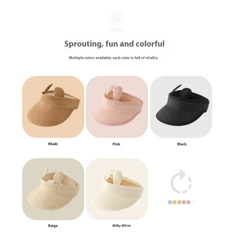 Child Sun-proof Visor Straw Hat