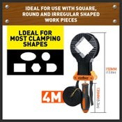 HORUSDY Adjustable Picture Frame Strap Rapid Corner Clamp