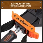 HORUSDY Adjustable Picture Frame Strap Rapid Corner Clamp