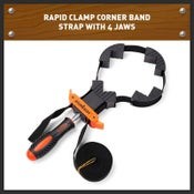HORUSDY Adjustable Picture Frame Strap Rapid Corner Clamp