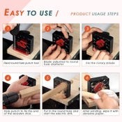 Dowel Maker Round Rod Wood Turning Cutter Auxiliary Tool