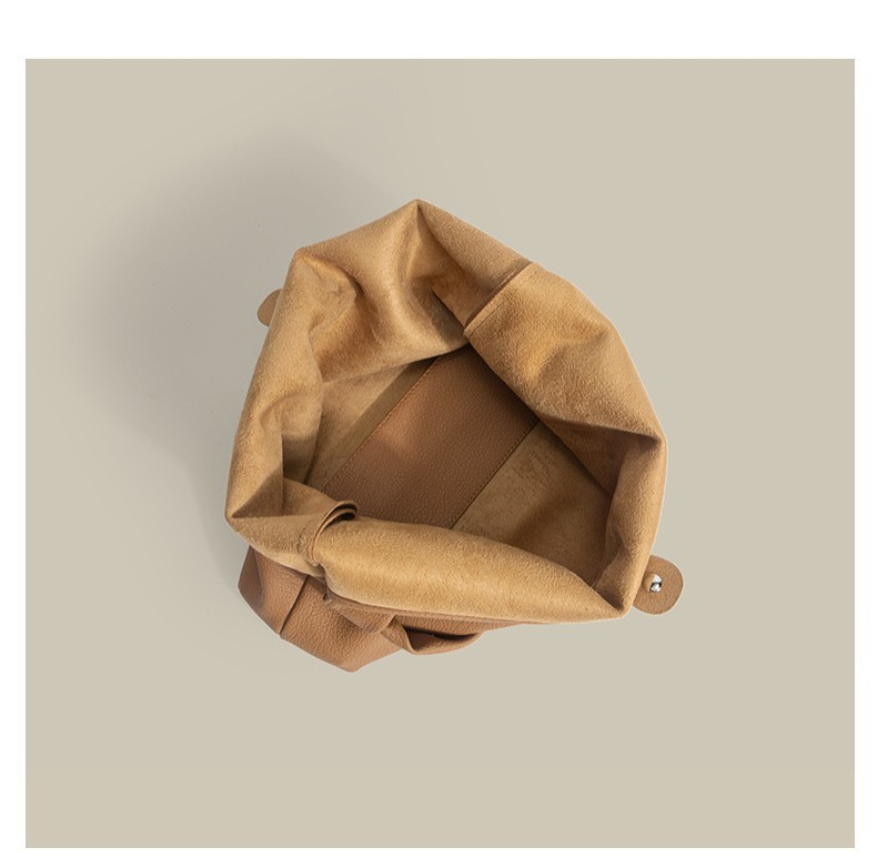 Soft Leather Tote Big Bag Fashion Simple Shoulder Bag