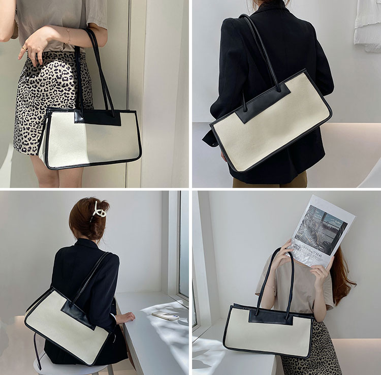 Tote Bag Large Capacity One-shoulder Carry Underarm Bag